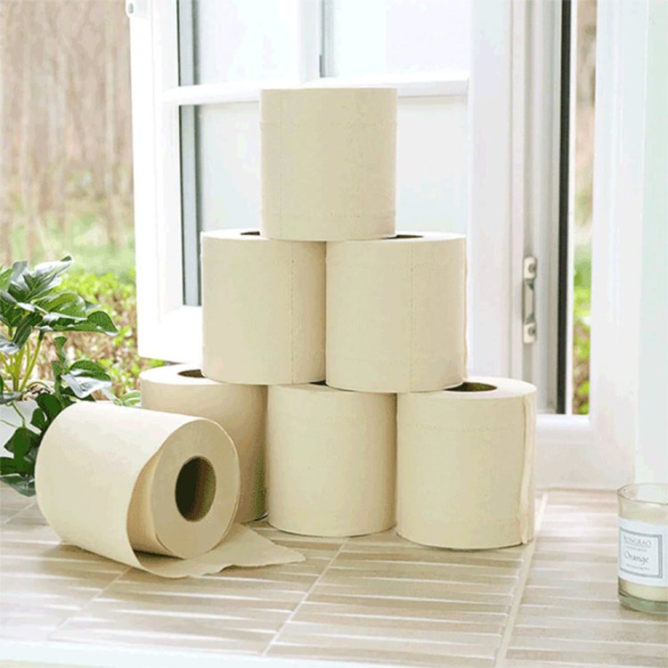 Dye Free Bamboo Toilet Roll (pack of nine)
