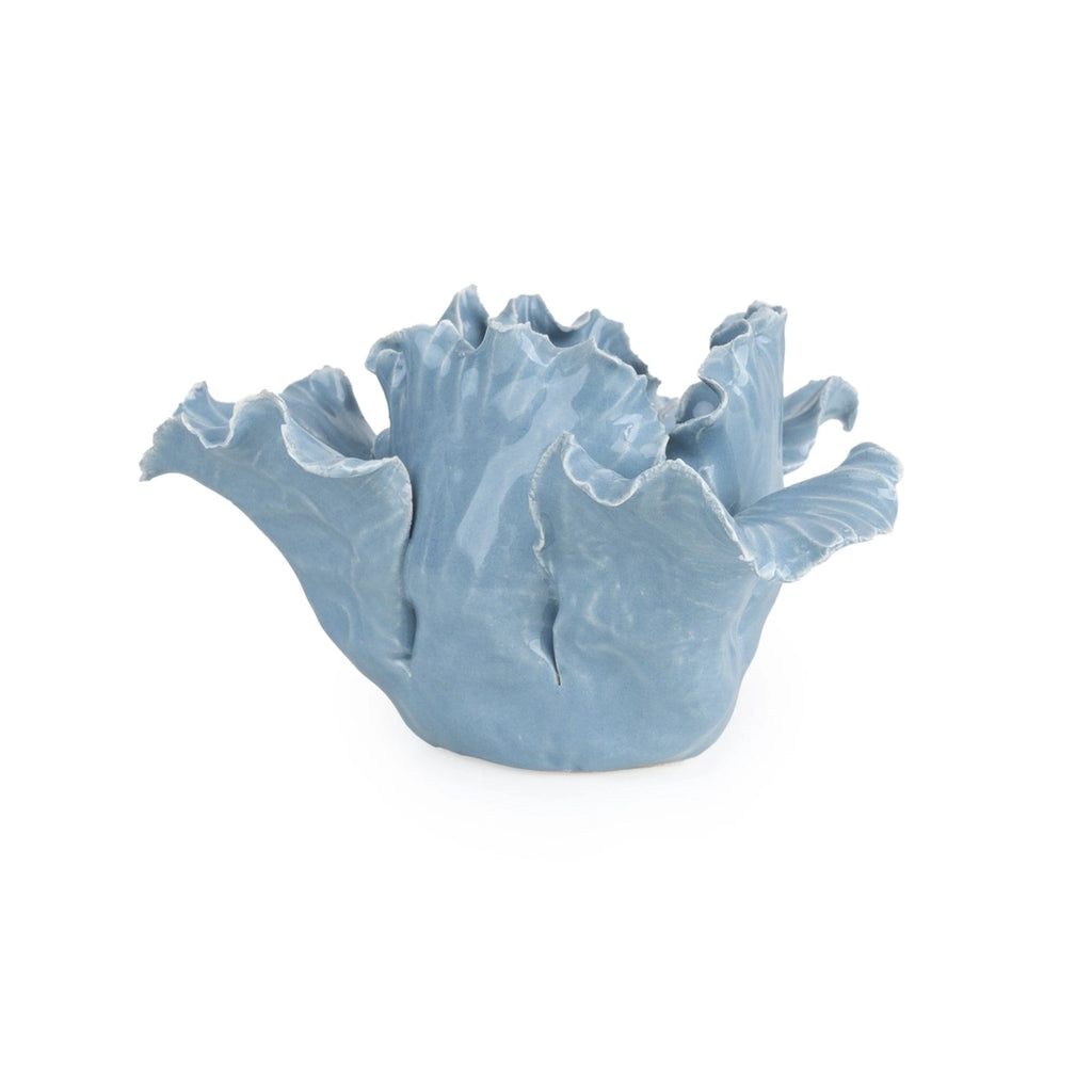 Blue Flower Tealight Holder