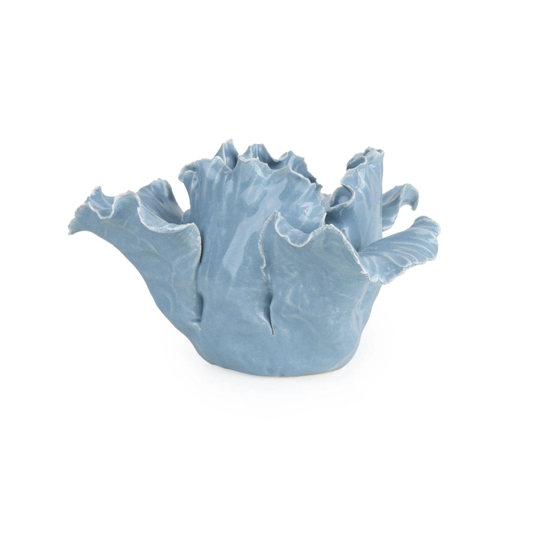 Blue Flower Tealight Holder