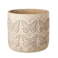 Large Rustic Butterfly Pot