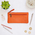 Purse (mint, blue and orange)